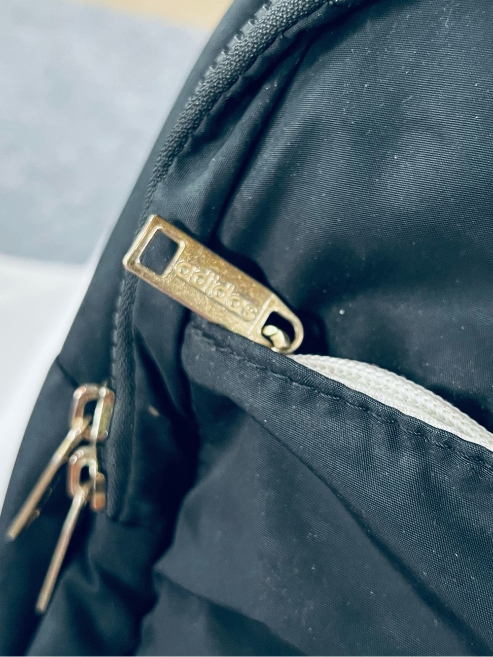 adidas Black Backpack with White Logo Tag - Picture 6 of 8